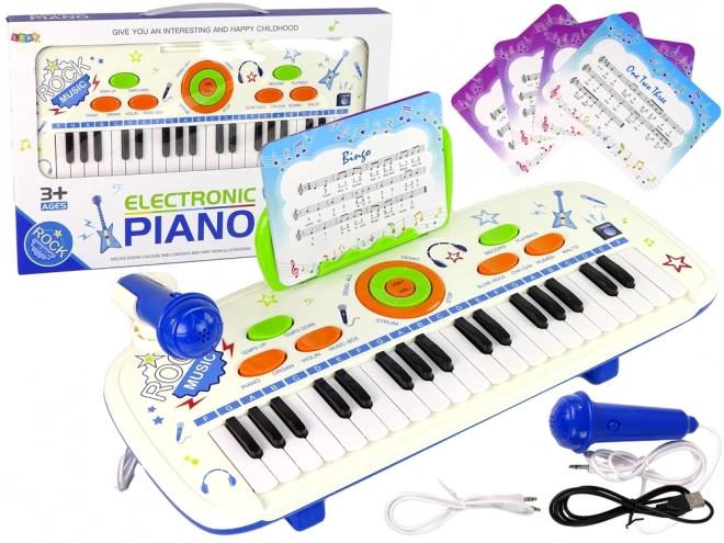 Pian Electronic pentru Copii cu USB și MP3