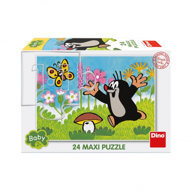 Puzzle maxi Krtek și ciuperca 24 piese