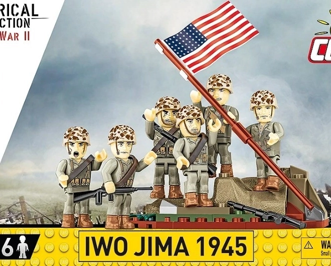 Cărămizi Ridicarea steagului pe Iwo Jima 1945 - 87 de piese