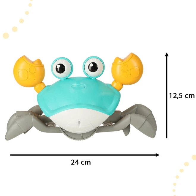 Crab interactiv cu sunet – Albastru