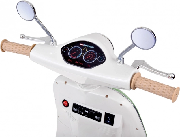Scuter electric clasic pentru copii portocaliu – Verde