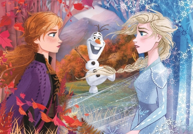 Puzzle copii CLEMENTONI Frozen 2: Prințesele și generalul 15 piese