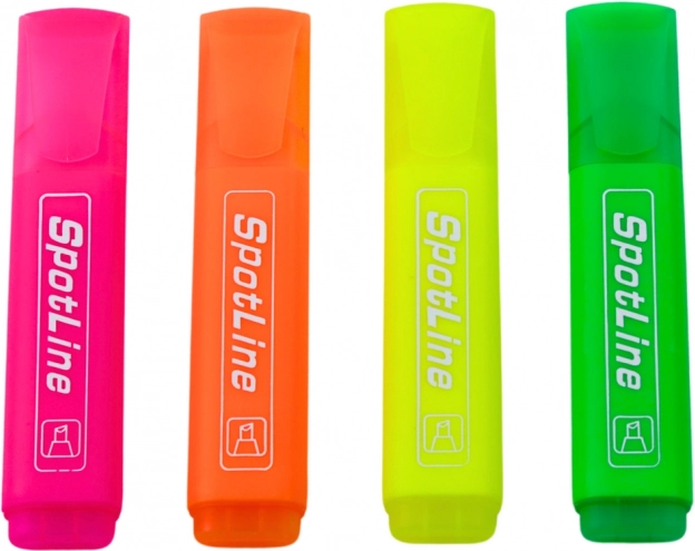 Subliniatoare SuperLiner Neon, 4 buc