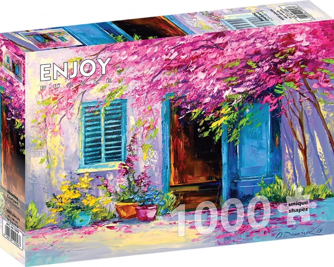 Puzzle Curtea Înflorită 1000 de piese