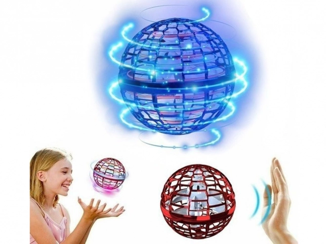 Minge zburătoare cu efect luminos – Roșie