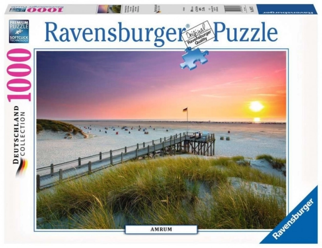 Puzzle Apus peste Amrum Ravensburger 1000 piese