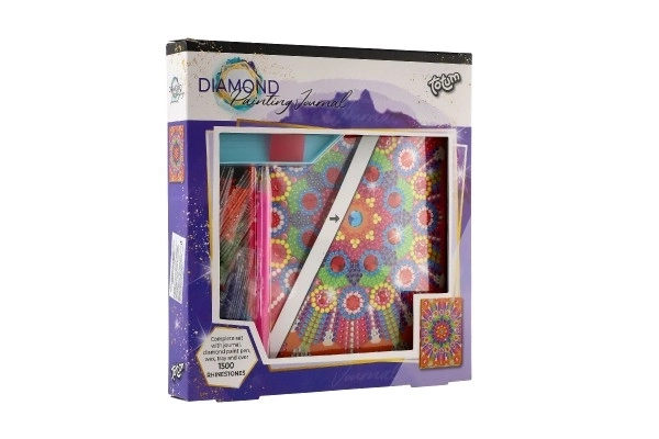 Set creativ jurnal mandala cu diamante