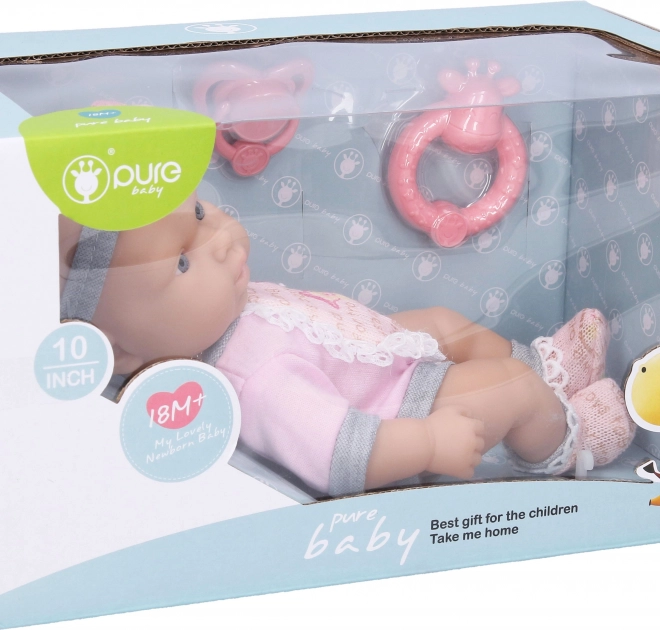 bebeluş cu accesorii 25 cm