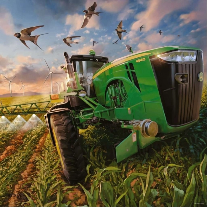 Puzzle Ravensburger John Deere în acțiune 3x49 piese