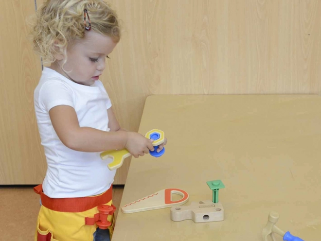 Curea Pentru Unelte de Tâmplar MASTERKIDZ cu 12 Piese