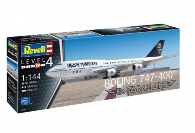 Model plastic Boeing 747-400 Ed Force One 1/144