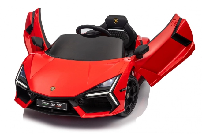Mașinuță Lamborghini Revuelto pentru copii, roșie