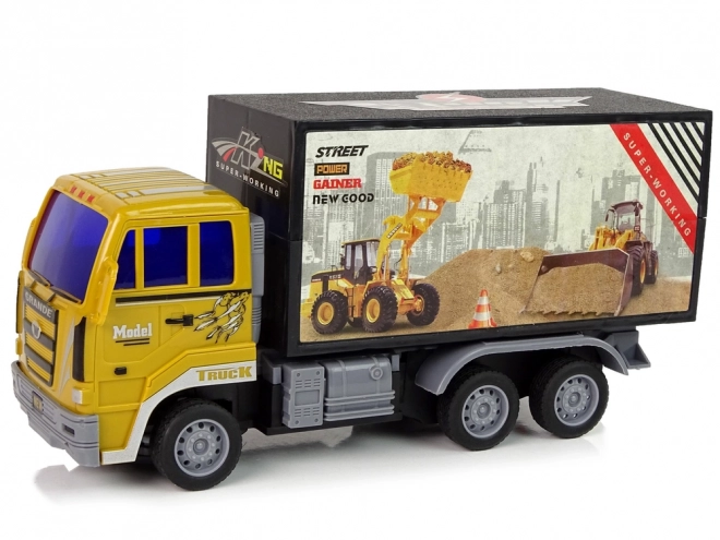 Camion de construcții teleghidat 1:24 galben