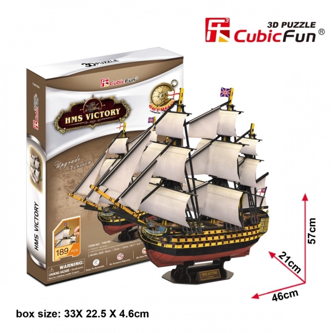 Puzzle 3D corabia HMS Victory