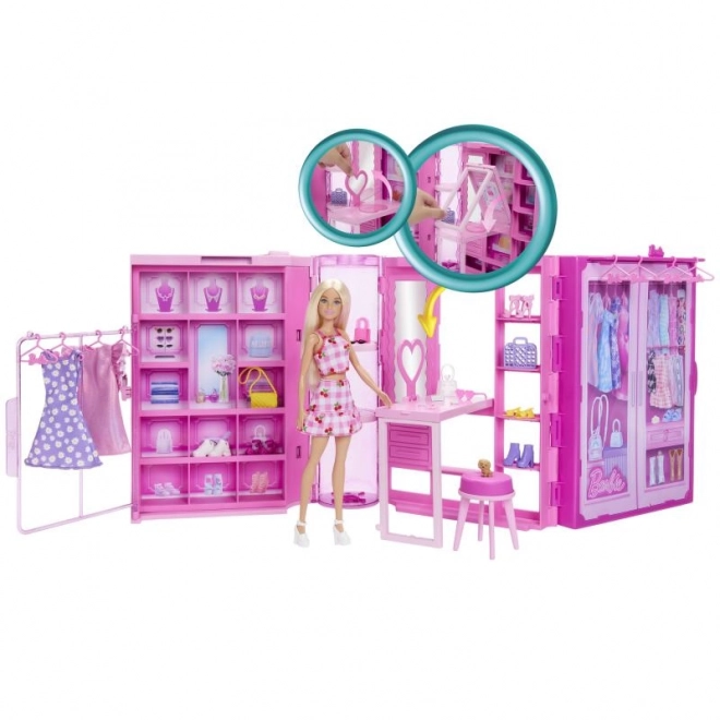 Barbie Garderoba visurilor în culori pastelate cu păpușă