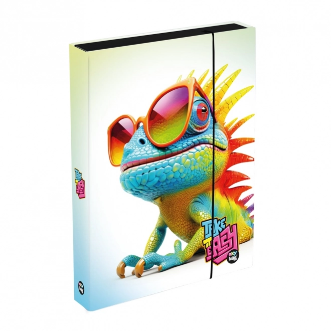 Cutie pentru caiete A4 Jumbo Chameleon