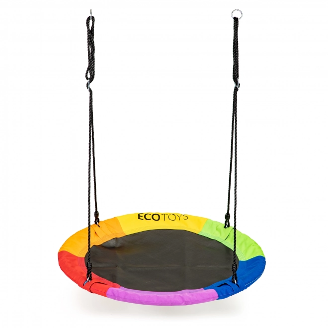 Leagăn de grădină cuib de barză 100cm ECOTOYS Multicolor