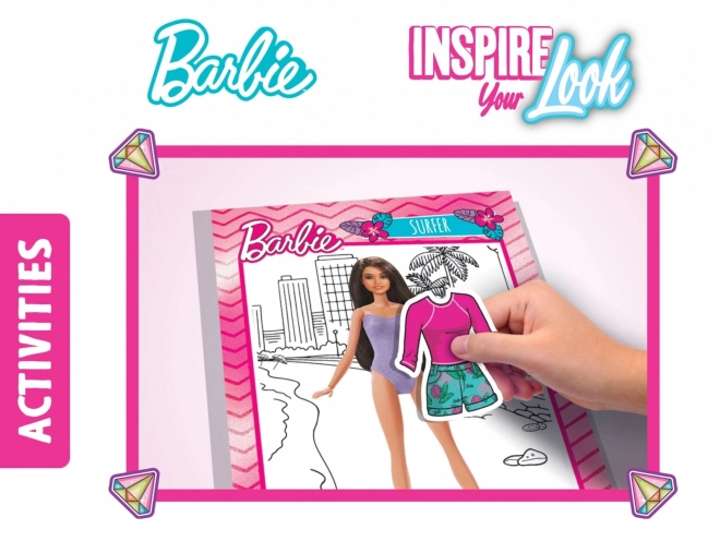 caiet de schițe Barbie inspiră-ți aspectul