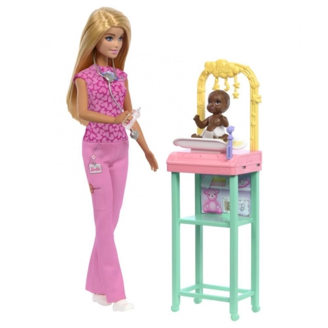 Set Barbie Păpușă Pediatru