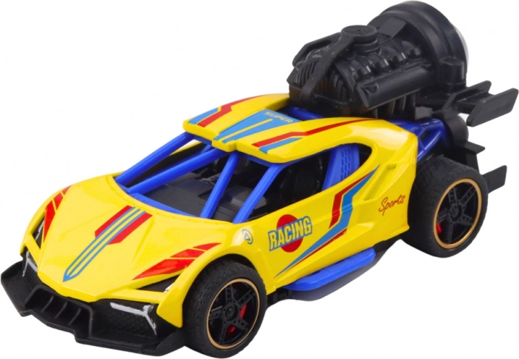 Efect de fum ca la o adevărată mașină de curse