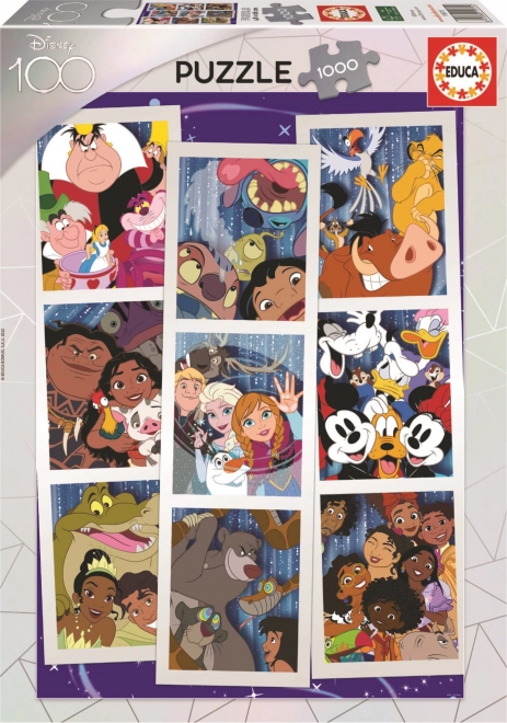 Educa puzzle 1000 piese - colaj Disney 100