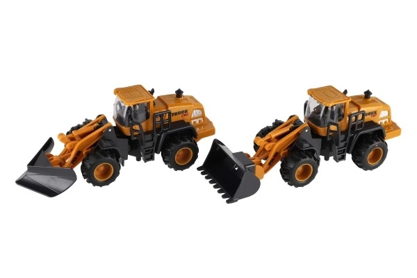 Mașină de construcții cu motor inerțial 20cm, set 8 piese