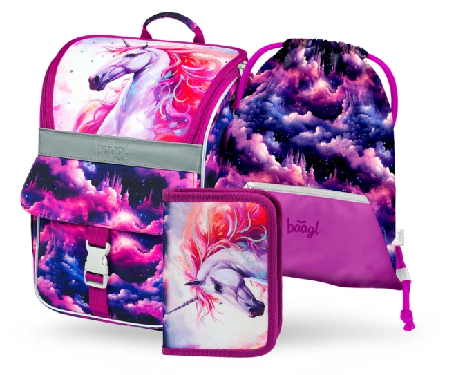 Set complet în design asortat cu unicorn