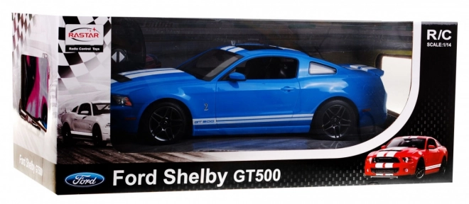 mașină teleghidată Ford Shelby GT500 Rastar albastră