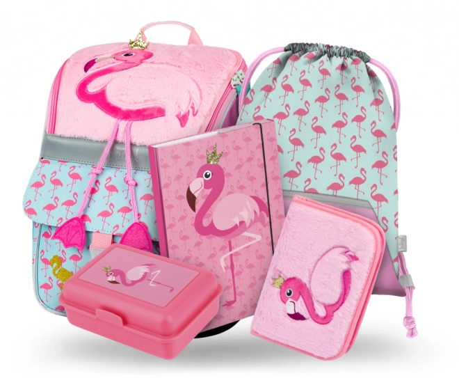 Set școlar Baagl Zippy Flamingo