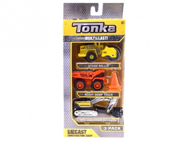 Set jucării de construcții Hasbro Tonka, 3 mașini