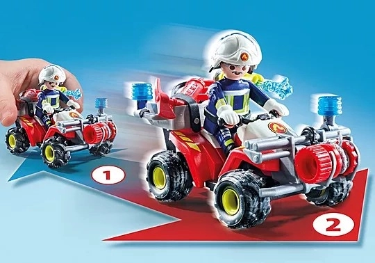 Eroii Acțiunii Quad de Pompieri în Acțiune