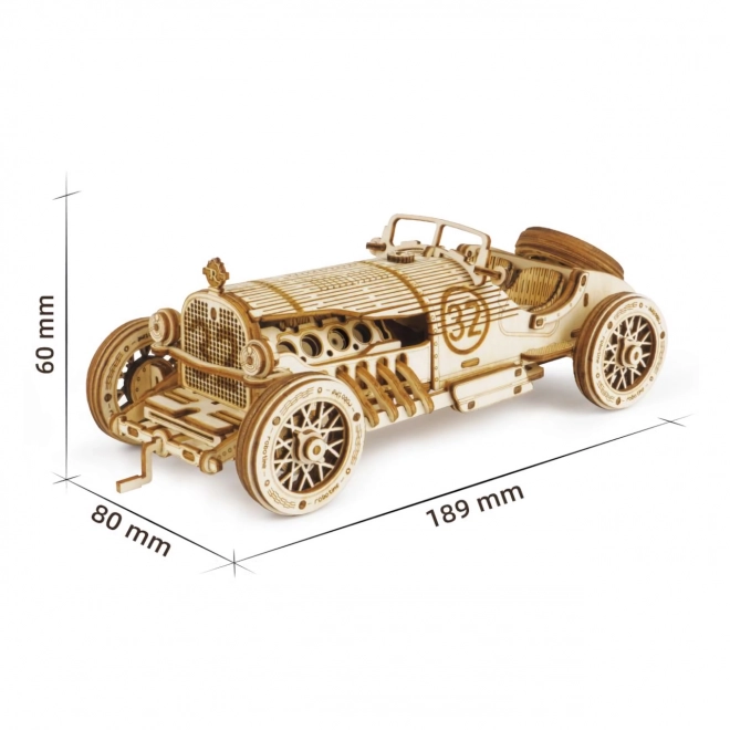 Puzzle 3D din lemn Rokr Mașină Grand Prix 220 piese