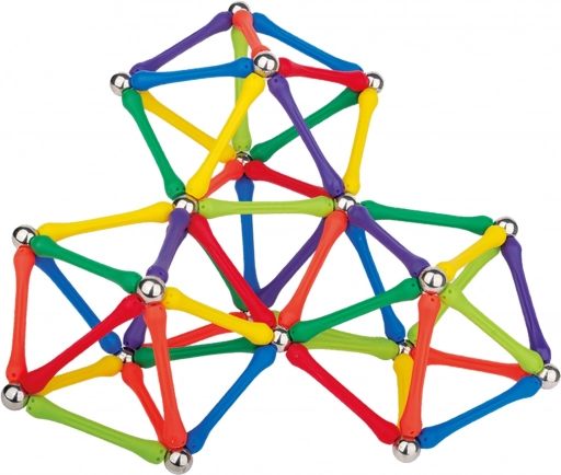 Blocuri magnetice de construcție Woopie Puzzle Creativ 180 buc