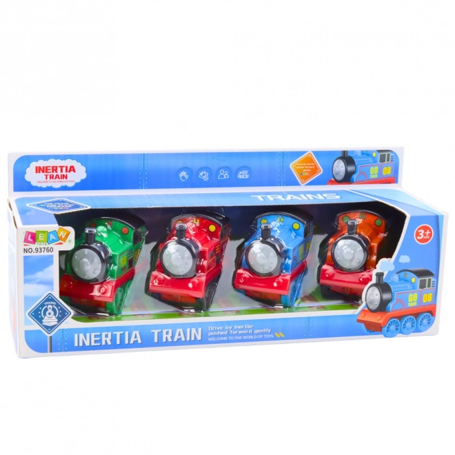 Set de trenuri cu locomotivă fără baterii