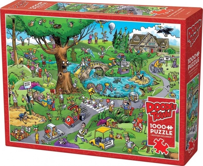 Puzzle DoodleTown: Golf Tipic 1000 piese