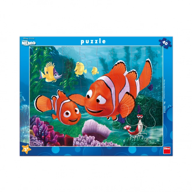 Puzzle Dino cu Nemo în siguranță 40 piese