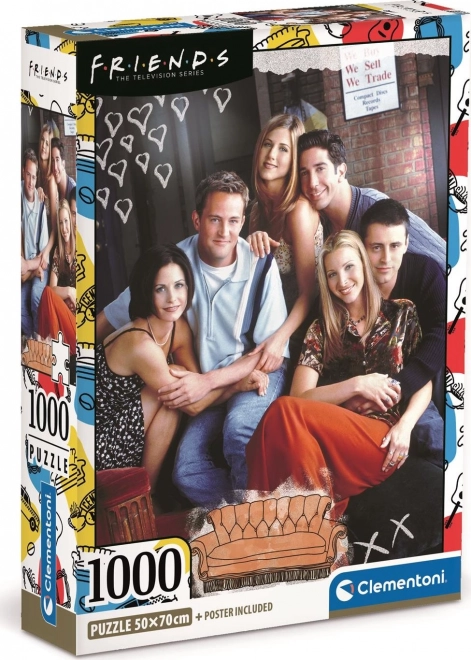 Puzzle cu 1000 de piese Clementoni Prietenii