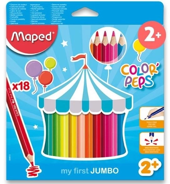 Creioane colorate Jumbo Color'Peps MAPED