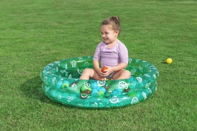Piscină gonflabilă 91x20cm cu mingiuțe BESTWAY