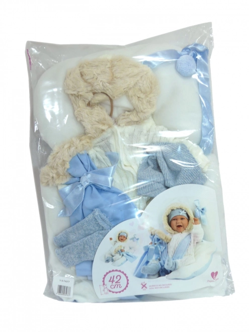 Set hăinuțe păpușă bebeluș New Born 40-42 cm