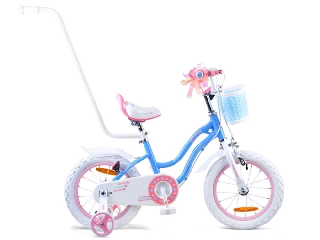 Bicicletă pentru fete Royalbaby Star Girl albastră – Albastră