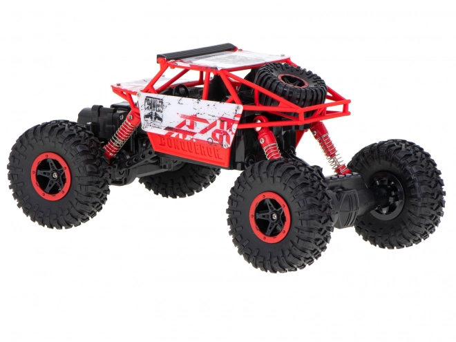Mașină cu telecomandă RC Rock Crawler HB 2.4GHz 1:18 albastru – Roșu