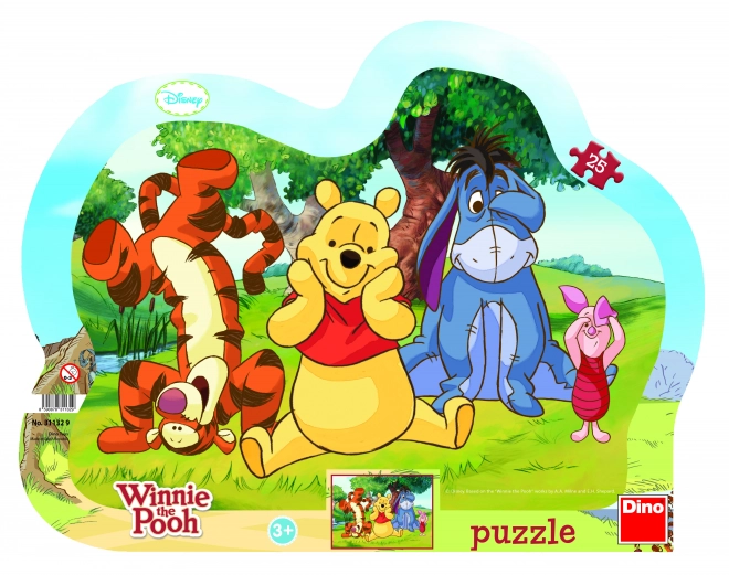 Puzzle DINO cu Ursulețul Winnie de 25 piese