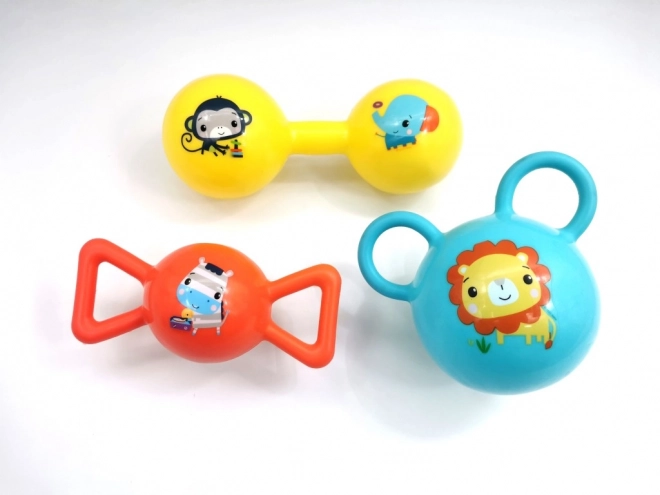 Set mingi cu mânere Fisher-Price