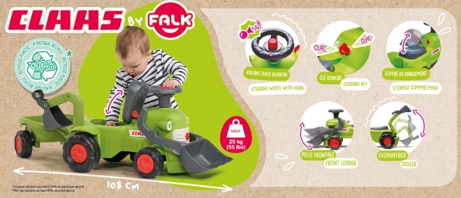 Tractor cu remorcă și încărcător Claas Falk