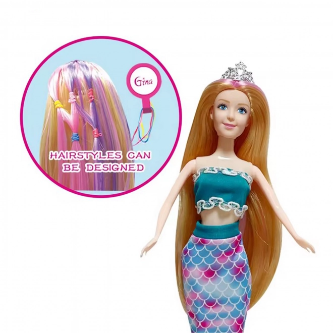 WOOPIE Set 4 Prințese Magice - Cutie Păpuși 4 în 1 cu Accesorii