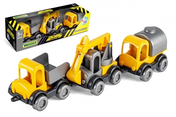 Set vehicule de construcții Wader Kid Cars