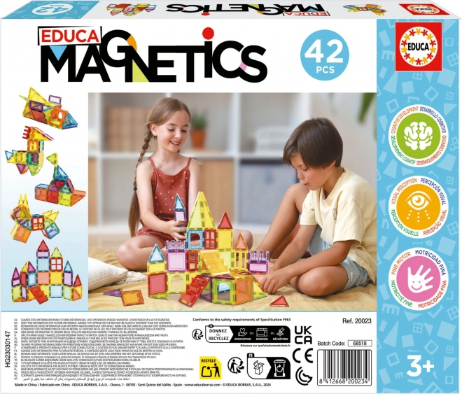 Stavebnica magnetică pentru copii Educa