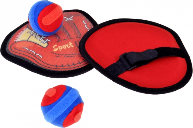 Joc sport Catchball set 2 x ţintă + 2 mingi