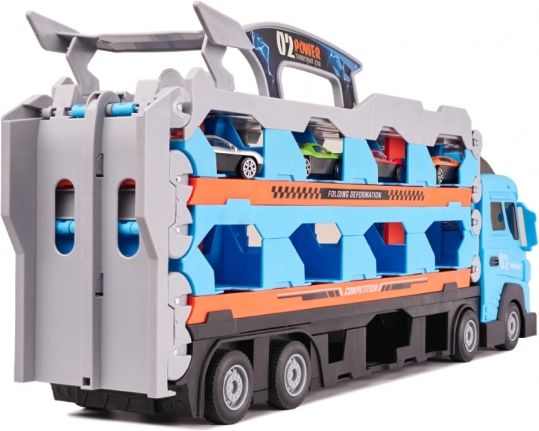Camion cu pistă auto de 210 cm 8 buc